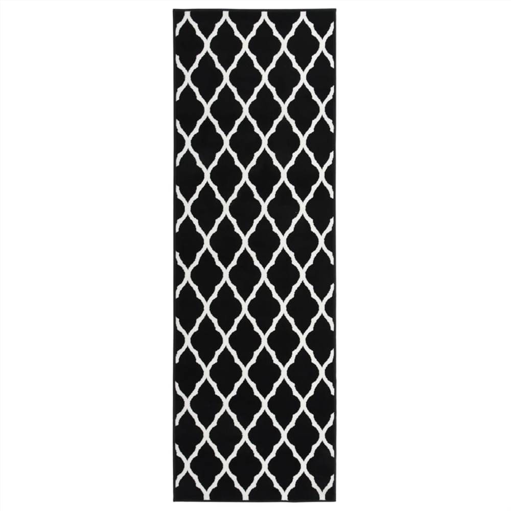 

Runner Rug BCF Black and White 60x150 cm