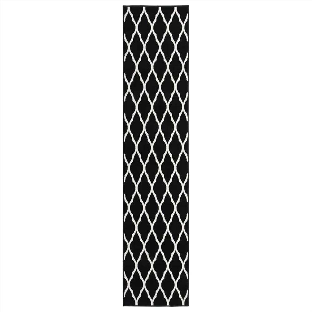 

Runner Rug BCF Black and White 60x300 cm