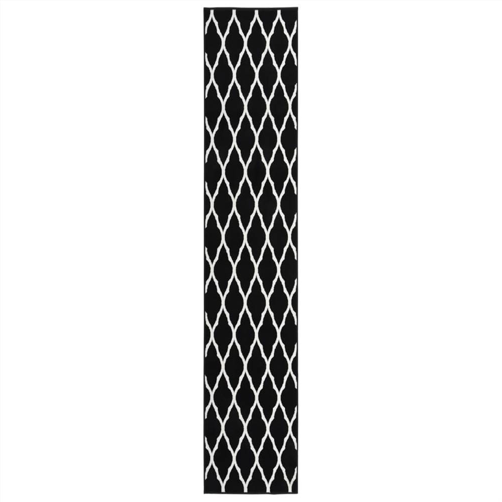 

Runner Rug BCF Black and White 60x350 cm