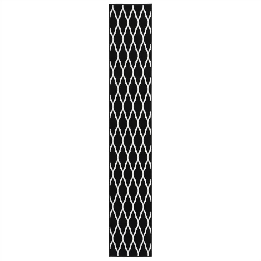 

Runner Rug BCF Black and White 60x400 cm