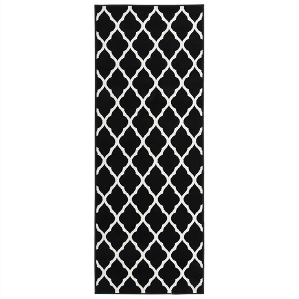 

Runner Rug BCF Black and White 80x200 cm