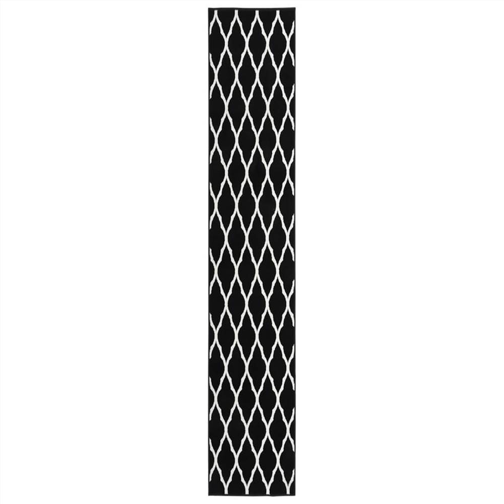 

Runner Rug BCF Black and White 80x500 cm