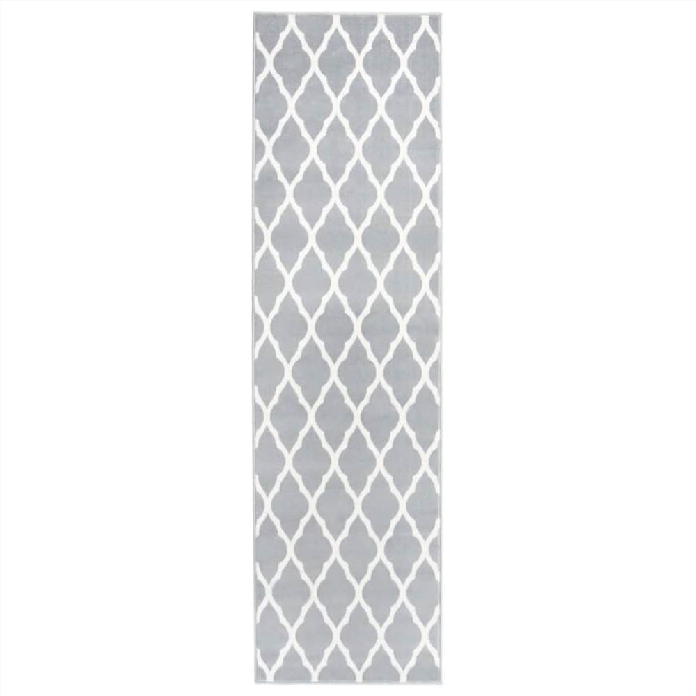 

Runner Rug BCF Grey and White 60x200 cm