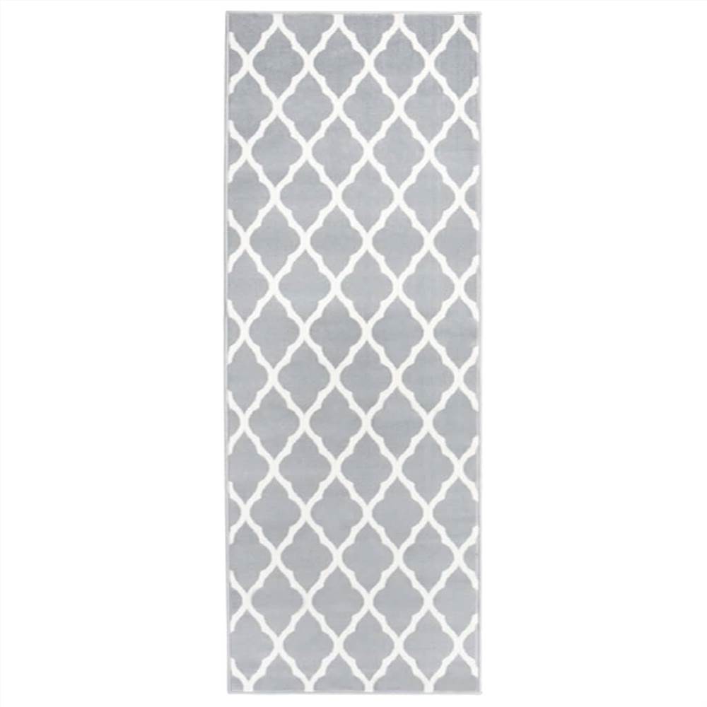 

Runner Rug BCF Grey and White 80x200 cm