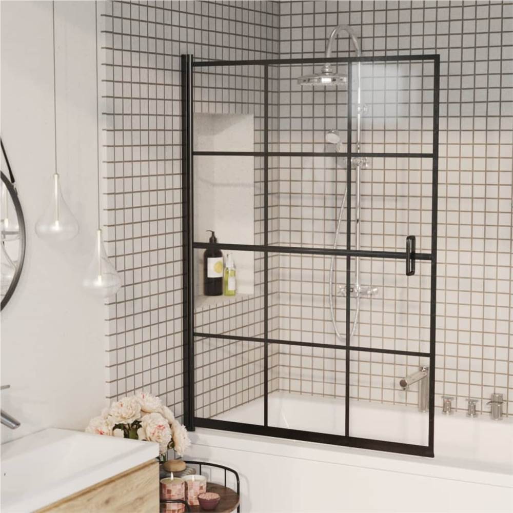 

Shower Enclosure ESG 100x140 cm Black