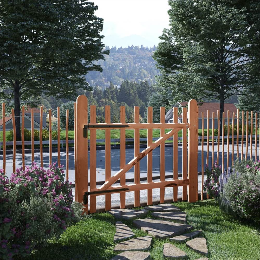 

Single Fence Gate Impregnated Hazel Wood 100x90 cm