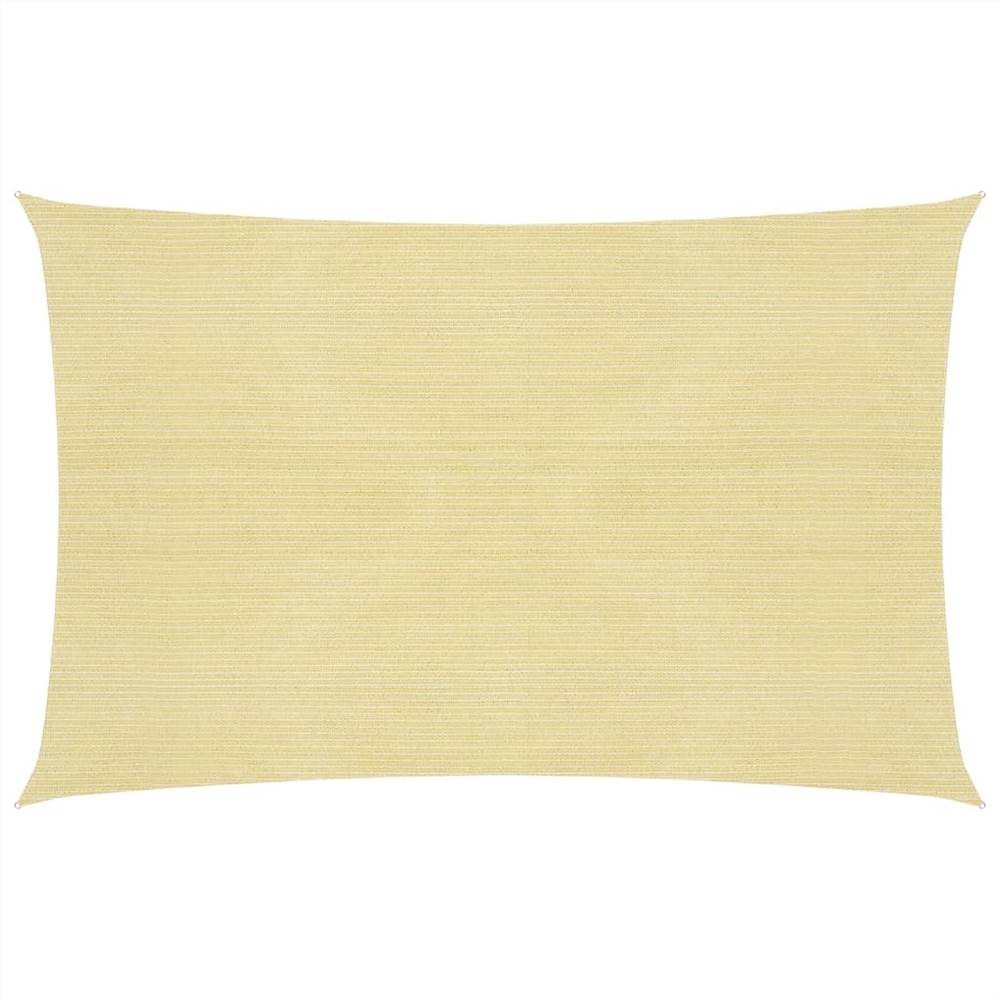 

Sunshade Sail 160 g/m² Beige 3.5x5 m HDPE