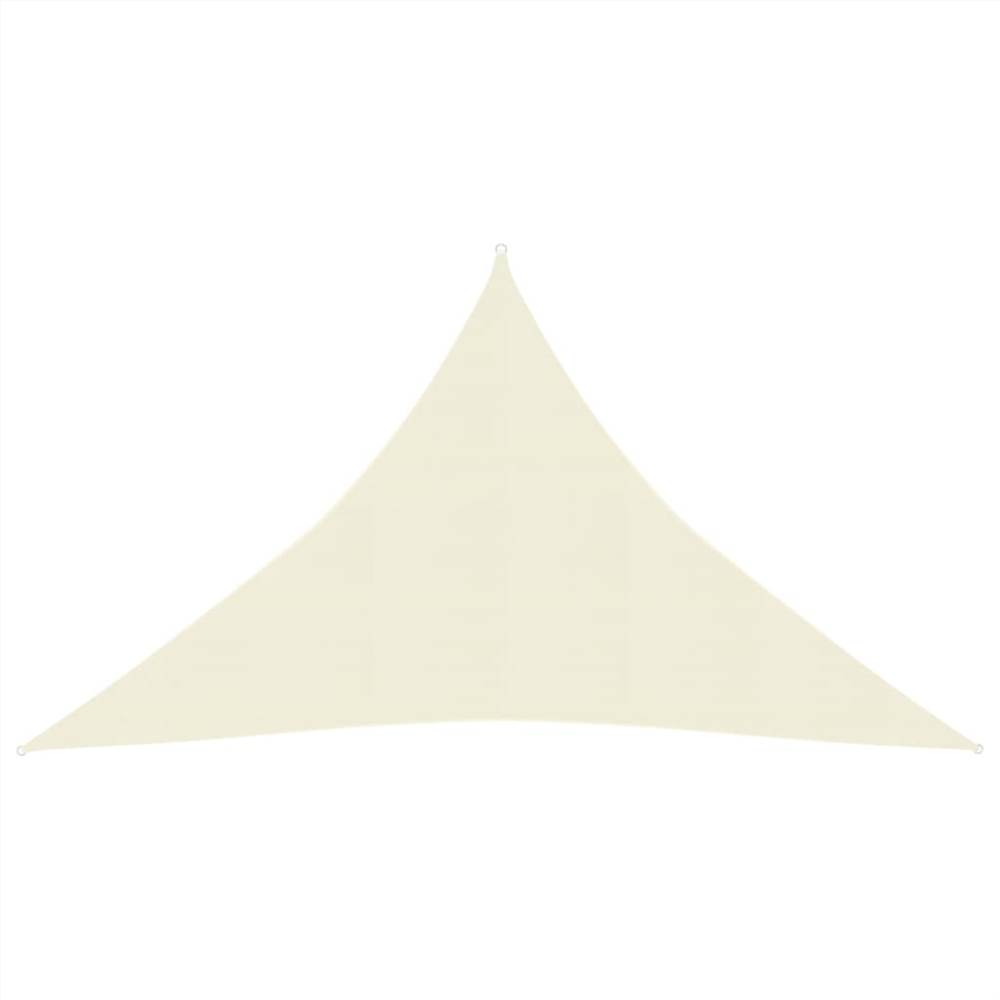 

Sunshade Sail 160 g/m² Cream 3.5x3.5x4.9 m HDPE