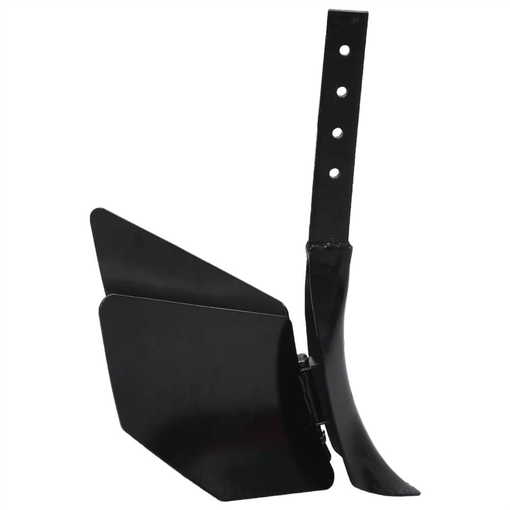 Tiller Plough Attachment Black Metal