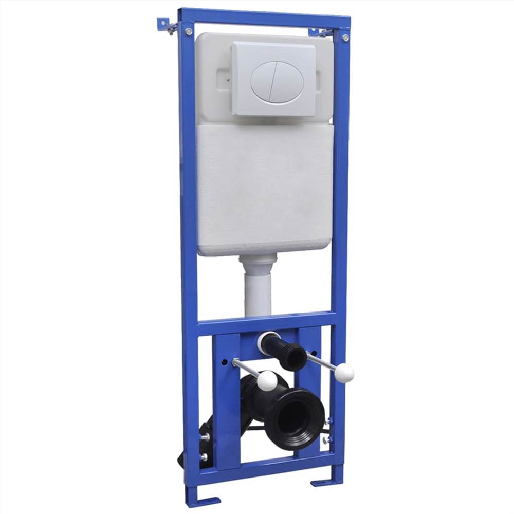 Wall Hung Rimless Toilet with Concealed Cistern Ceramic Black