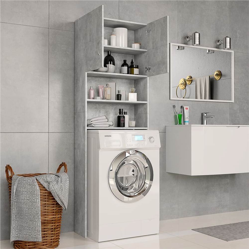 Top 10 ๐ Washing Machine Cabinet Concrete Grey 64x25.5x190 cm Chipboard ๐ 16 Washing Machine Cabinet Concrete Grey 64x25.5x190 cm Chipboard
