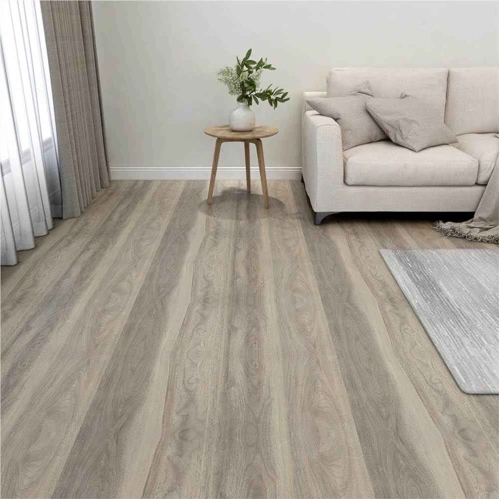 

330157 Self-adhesive Flooring Planks 20 pcs PVC 1,86 m² Taupe