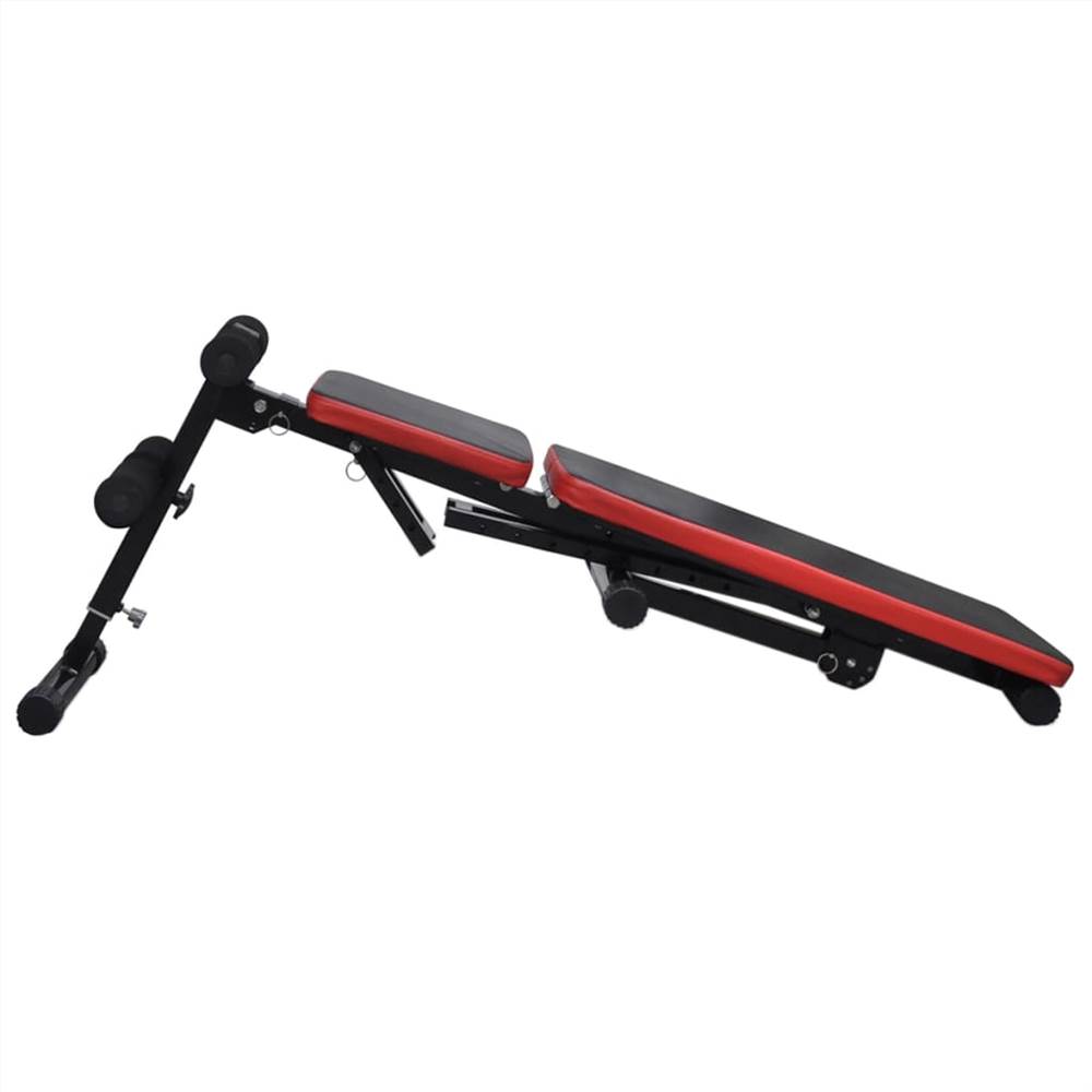 Adjustable Sit-up Bench with Barbell and Dumbbell Set 30.5 kg 17 Adjustable Sit-up Bench with Barbell and Dumbbell Set 30.5 kg