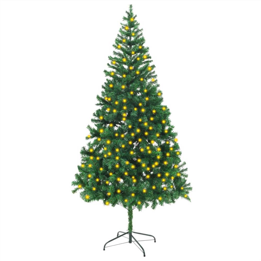 

Artificial Christmas Tree with LEDs 210 cm 910 Branches