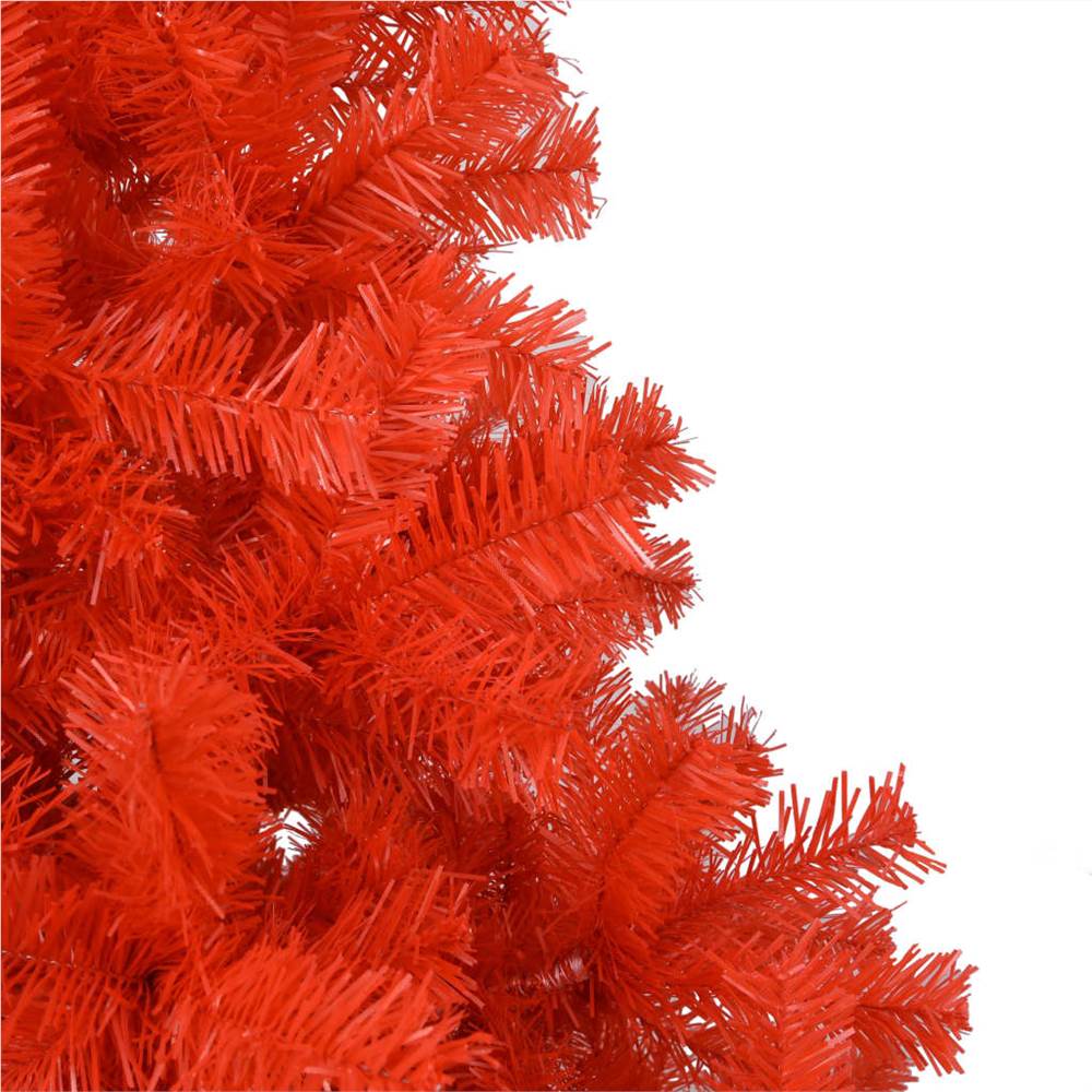 Artificial Christmas Tree with Stand Red 180 cm PVC