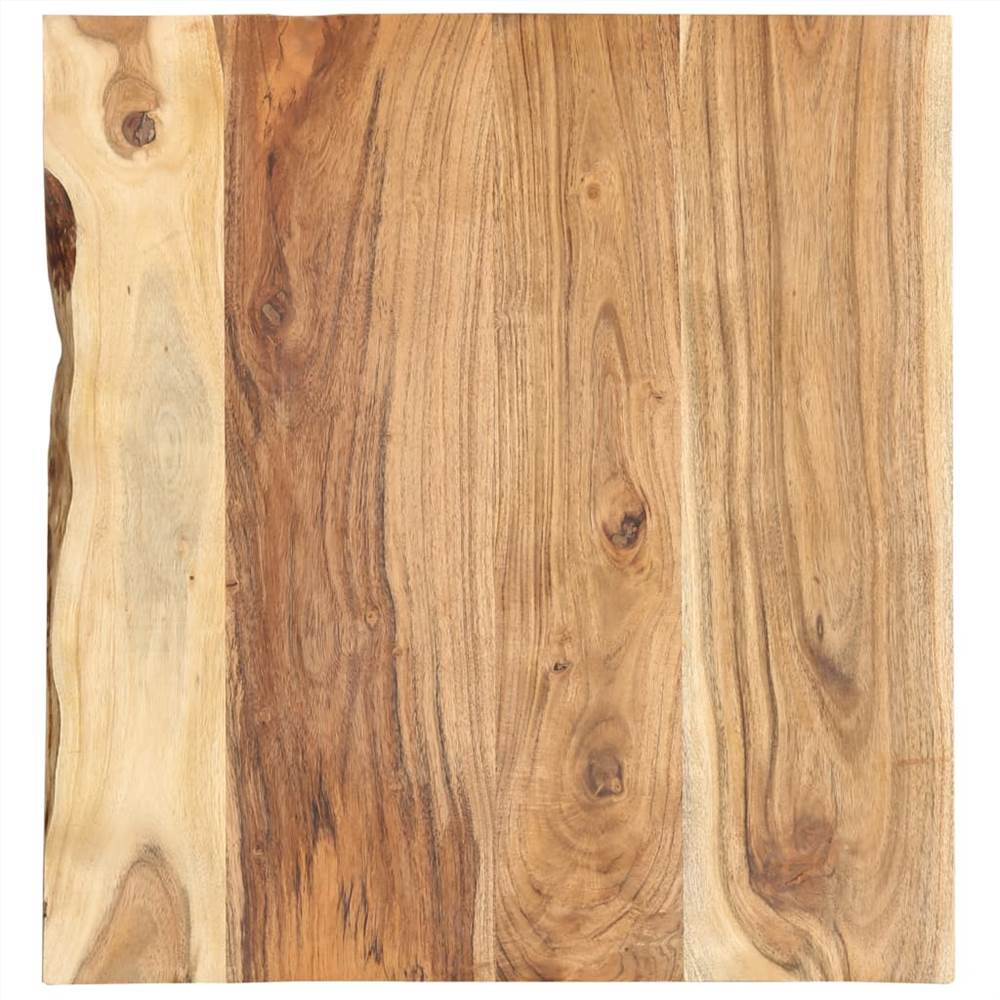 

Bathroom Vanity Top Solid Acacia Wood 60x55x2.5 cm