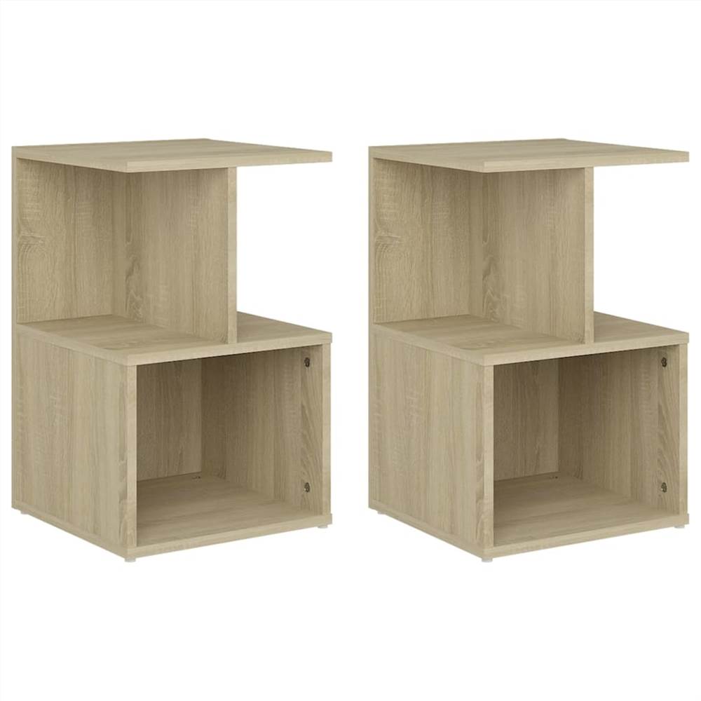 

Bedside Cabinets 2 pcs Sonoma Oak 35x35x55 cm Chipboard