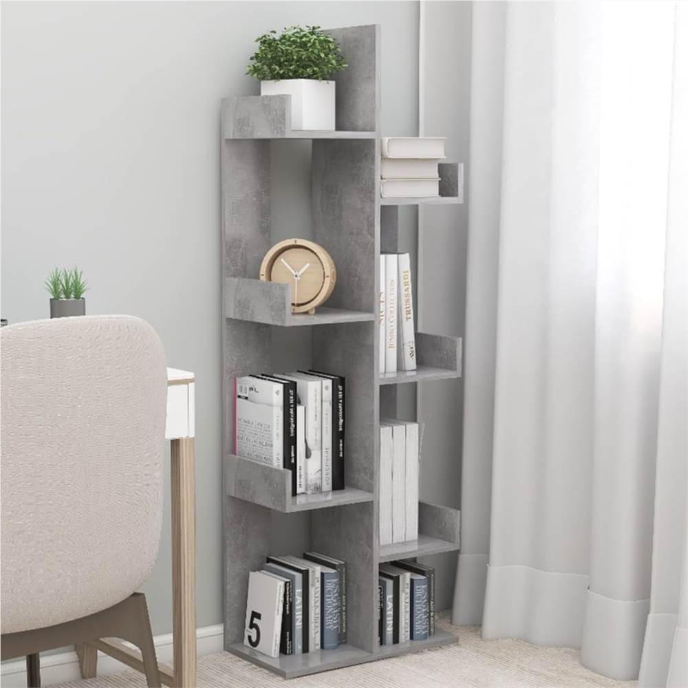 

Book Cabinet Concrete Grey 48x25.5x140 cm Chipboard