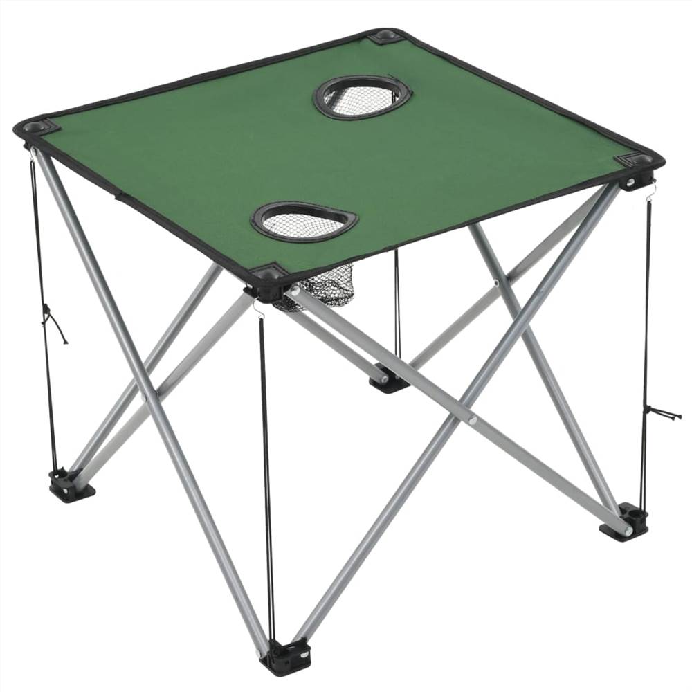 Camping Table and Chair Set 3 Pieces Green 22 Camping Table and Chair Set 3 Pieces Green