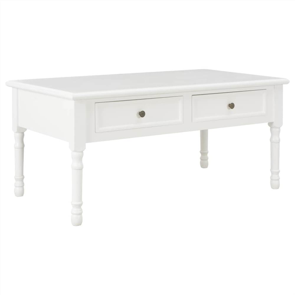 

Coffee Table White 100x55x45 cm Wood