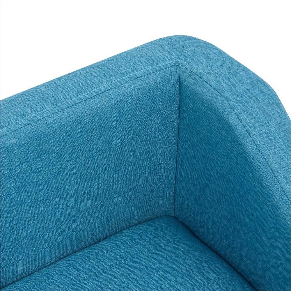 Dog Sofa Turquoise 85x50x39 cm Linen