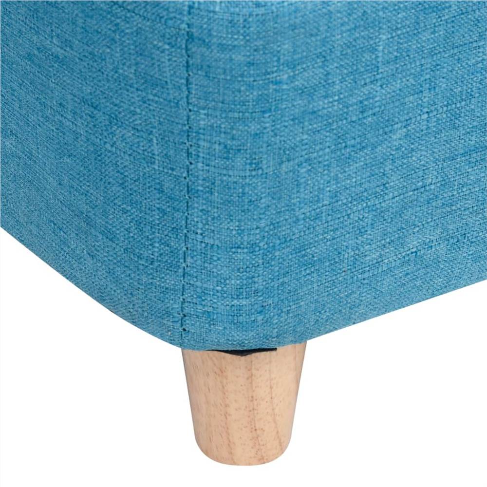 Dog Sofa Turquoise 85x50x39 cm Linen