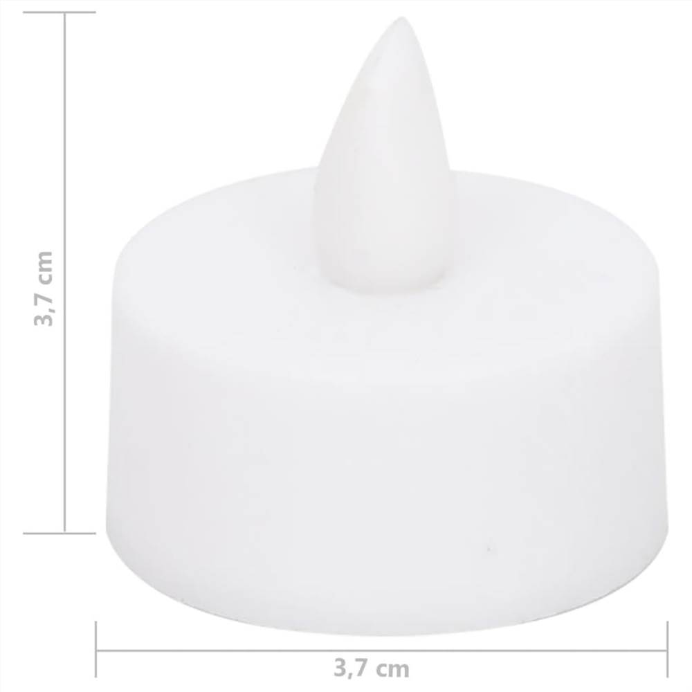 Flameless Electric Tea Lights LED Candles 100 pcs Colourful