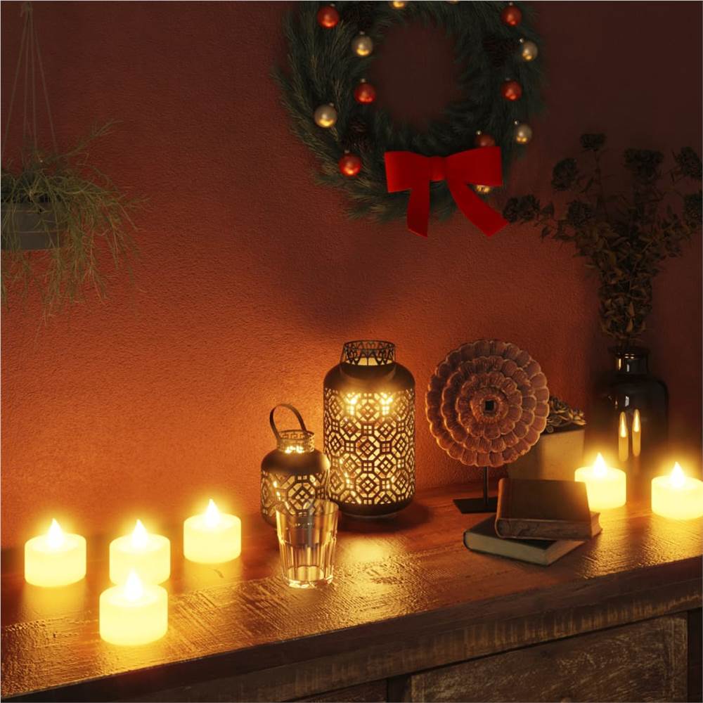 

Flameless Electric Tea Lights LED Candles 100 pcs Warm White