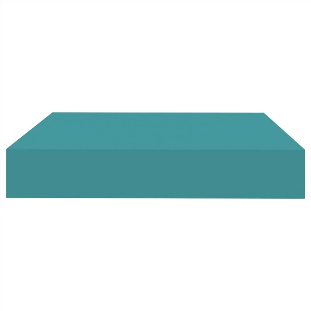 Floating Wall Shelf Blue 23x23.5x3.8 cm MDF