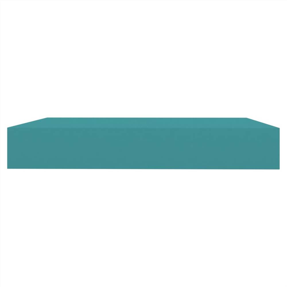 Floating Wall Shelf Blue 23x23.5x3.8 cm MDF