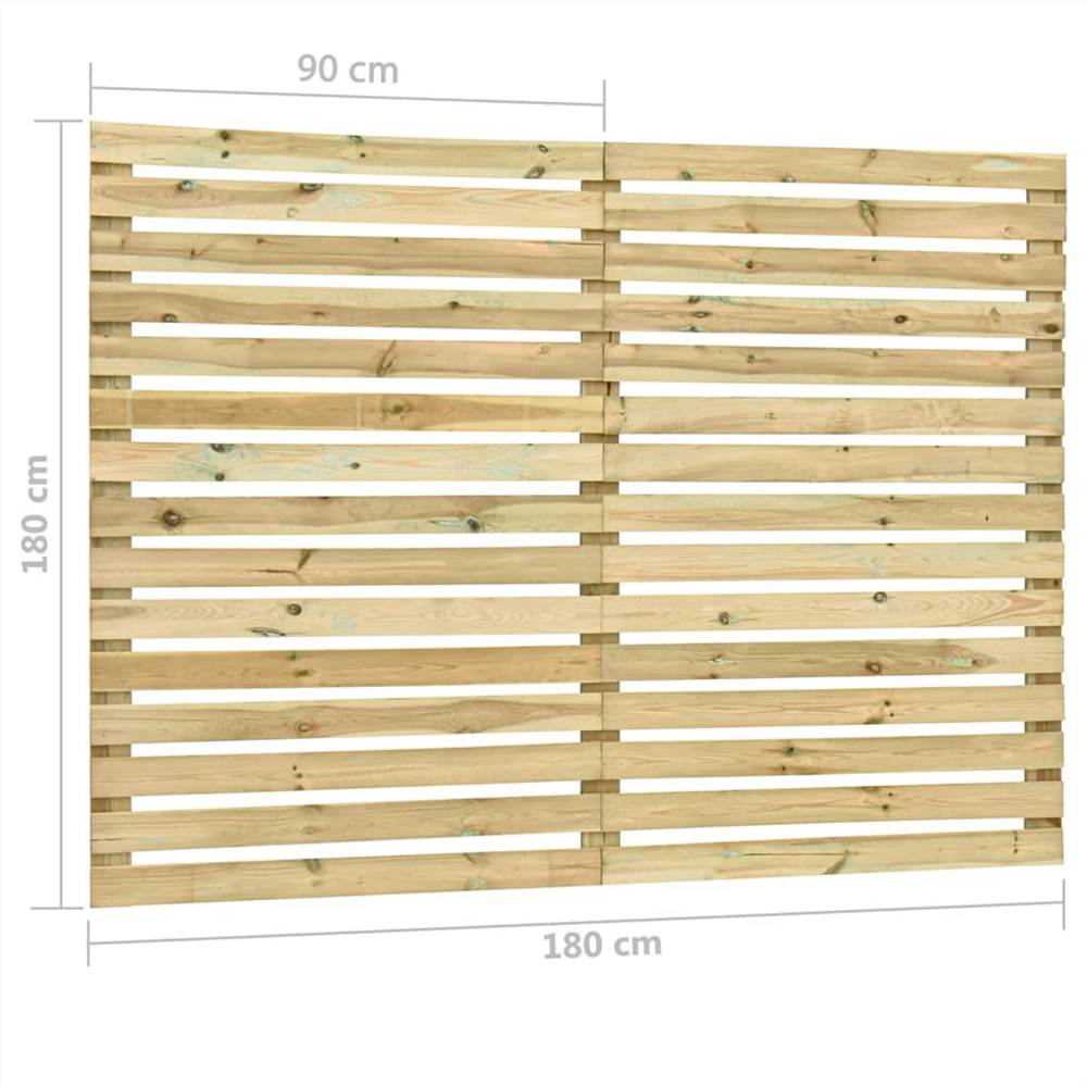 Garden Fence Panel Impregnated Pinewood 180x180 cm