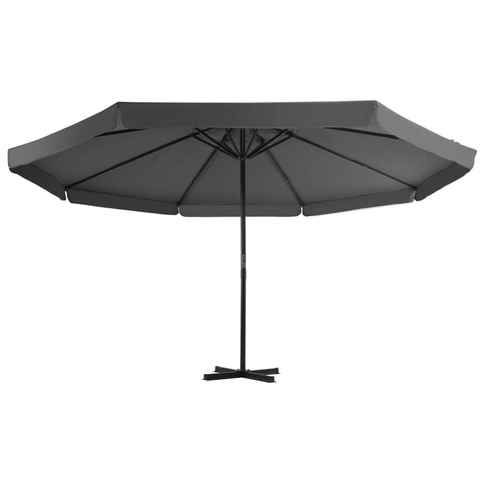 Outdoor Umbrella with Portable Base Anthracite
