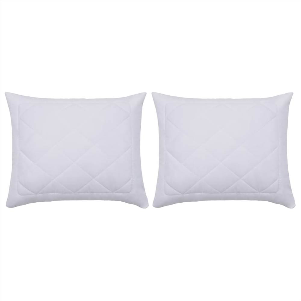 

Pillow Protectors 2 pcs 80x80 cm White