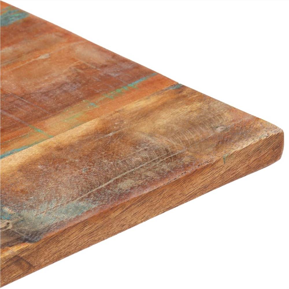 Rectangular Table Top 60x120 cm 15-16 mm Solid Reclaimed Wood