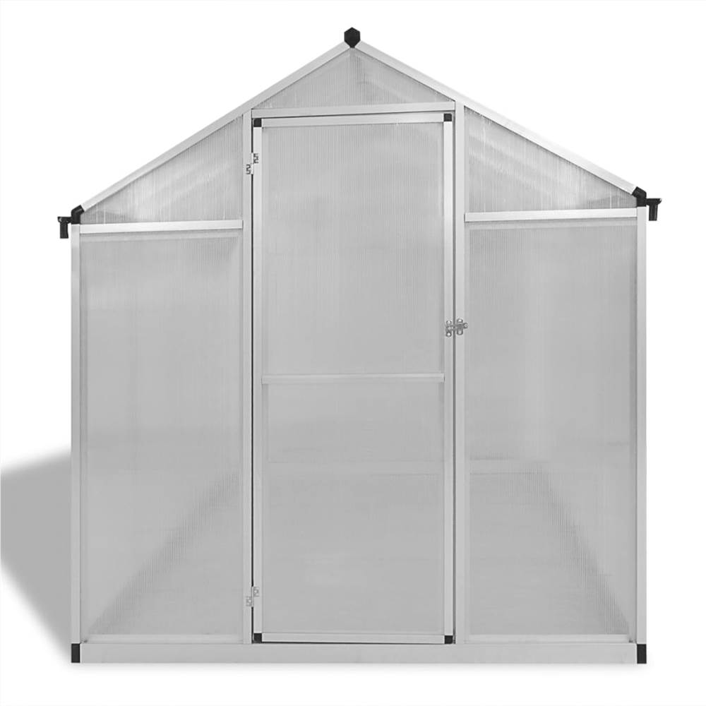 Reinforced Aluminium Greenhouse with Base Frame 4,6 m²
