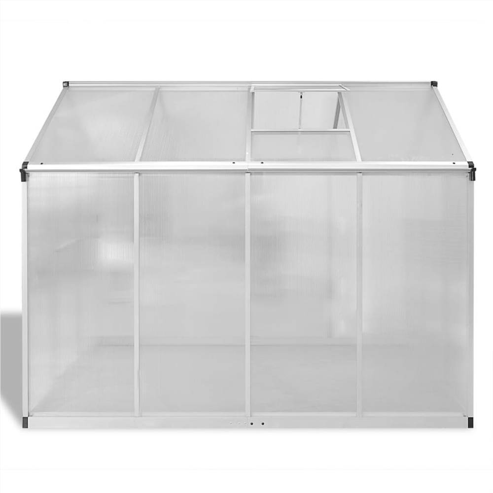 Reinforced Aluminium Greenhouse with Base Frame 4,6 m²