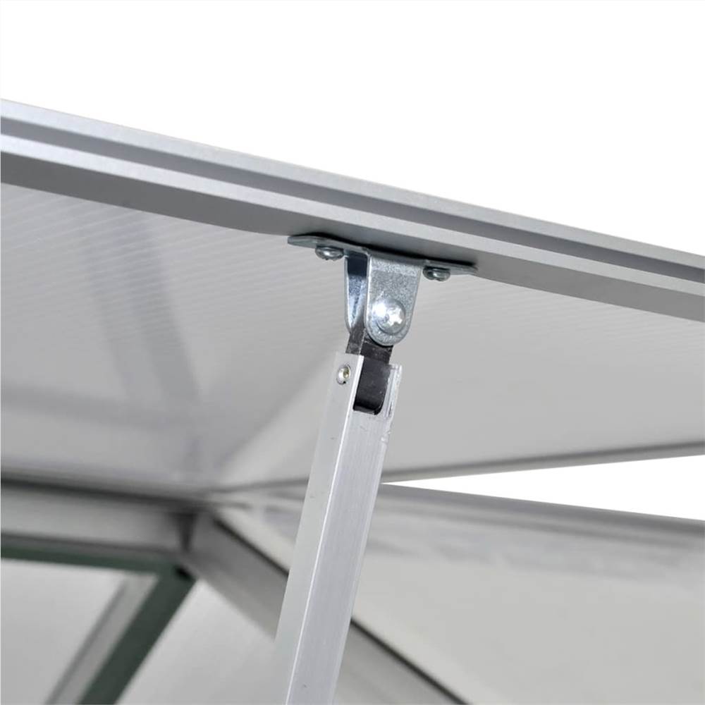 Reinforced Aluminium Greenhouse with Base Frame 4,6 m²