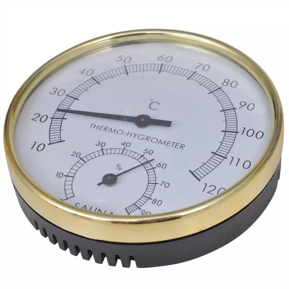 Sauna Accessories 5 Pieces Bucket Spoon Hourglass Hygrometer