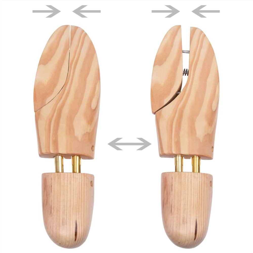 Shoe Trees 5 Pairs Size 3839 Solid Pine Wood