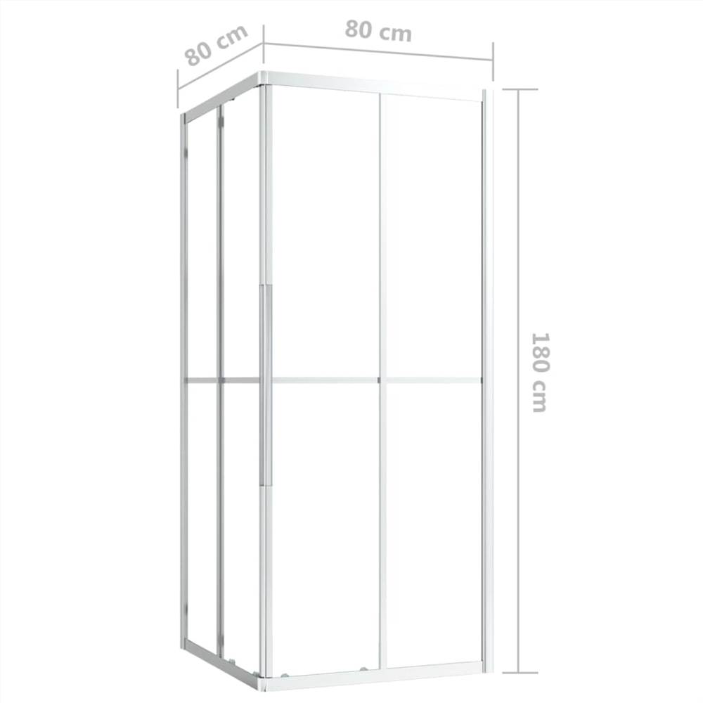 Shower Cabin ESG 80x80x180 cm