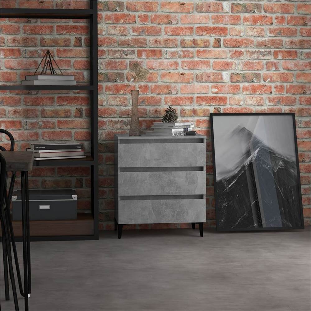 

Sideboard Concrete Grey 60x35x69 cm Chipboard