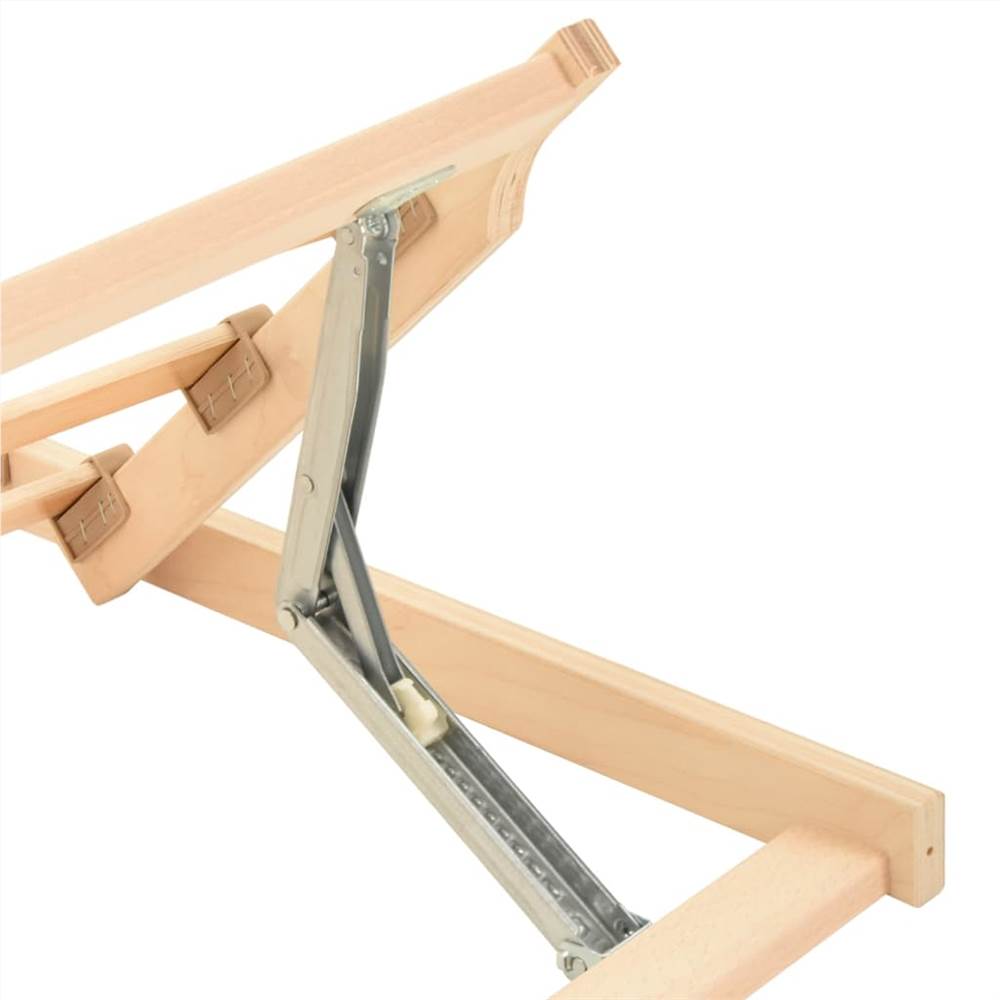 Slatted Bed Base with 13 Slats Adjustable Head 70x200 cm