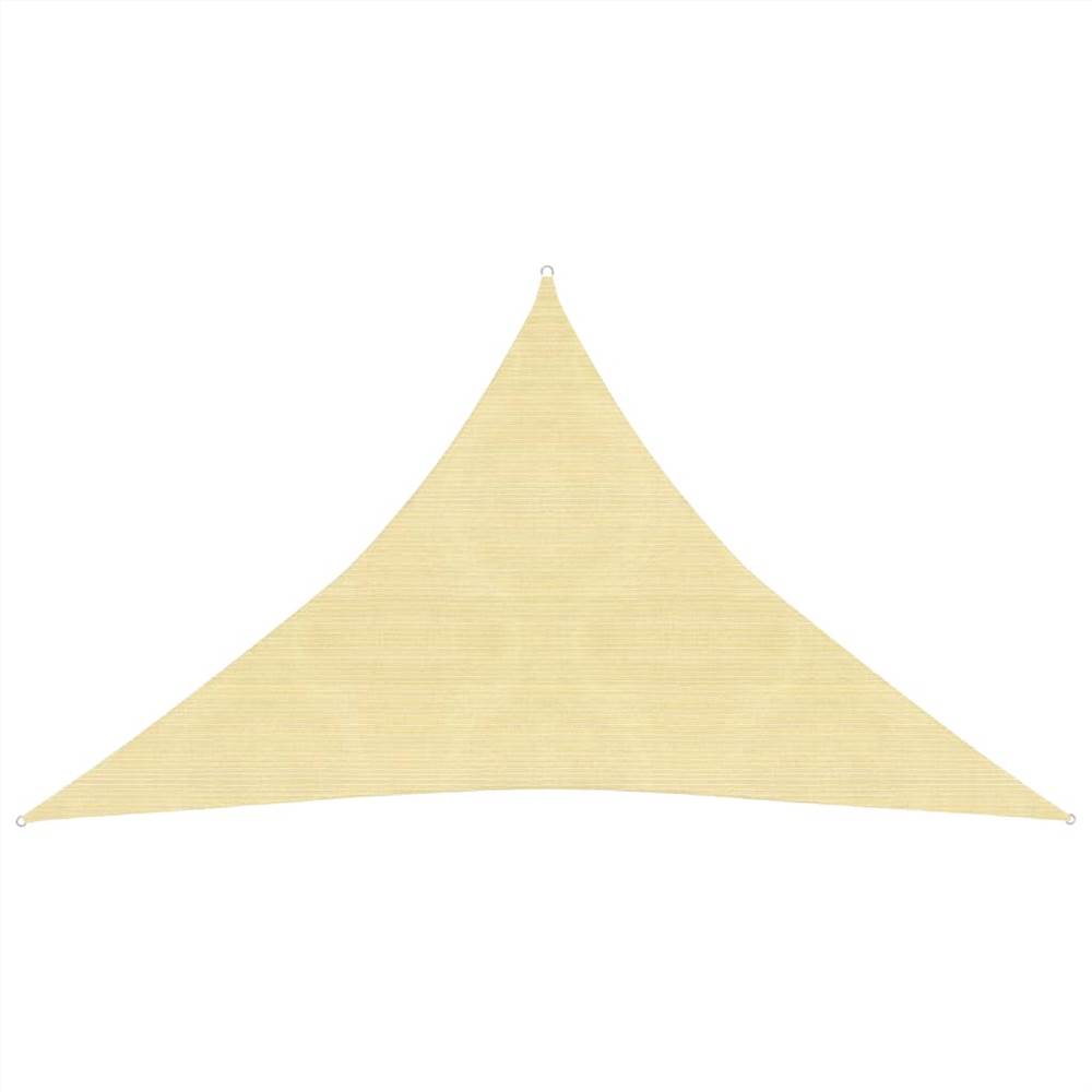 

Sunshade Sail 160 g/m² Beige 3x3x4.2 m HDPE