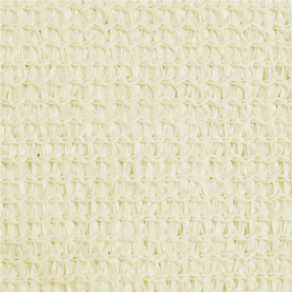 Sunshade Sail 160 g/m² Cream 5x5 m HDPE