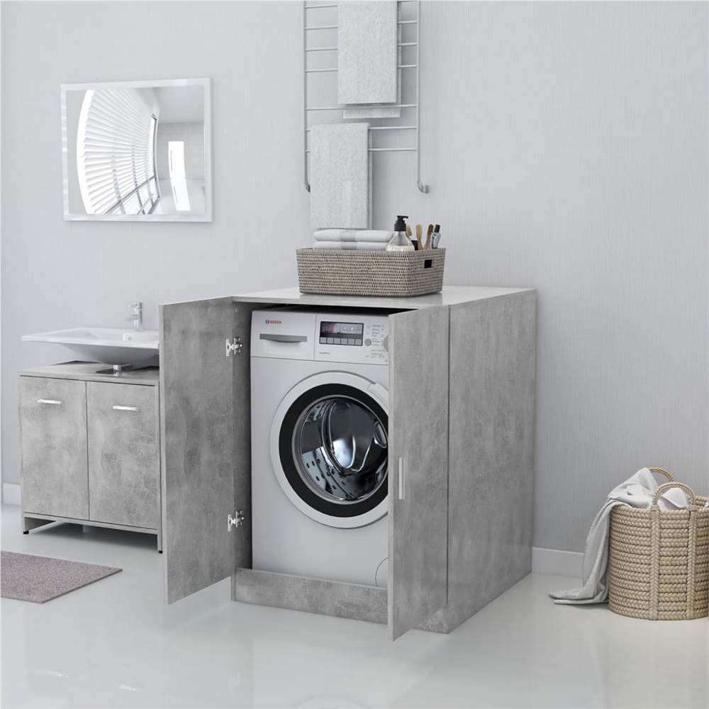 Washing Machine Cabinet Concrete Grey 71x71.5x91.5 cm