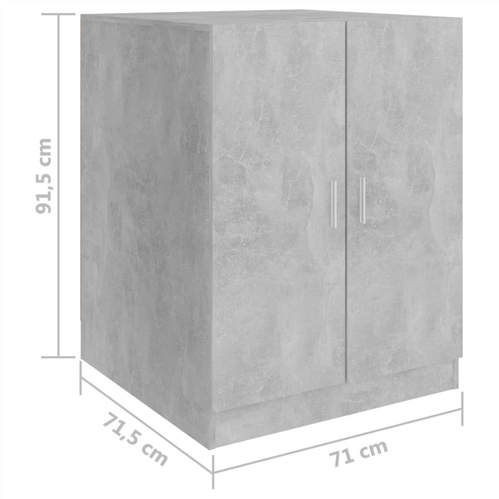 Washing Machine Cabinet Concrete Grey 71x71.5x91.5 cm