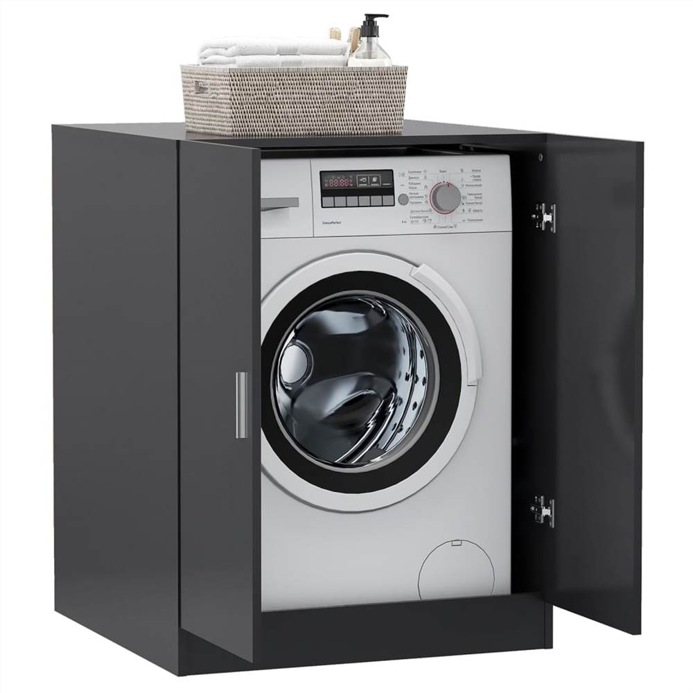 Promo 🧨 Washing Machine Cabinet Grey 71x71.5x91.5 cm ❤️ 16 Washing Machine Cabinet Grey 71x71.5x91.5 cm