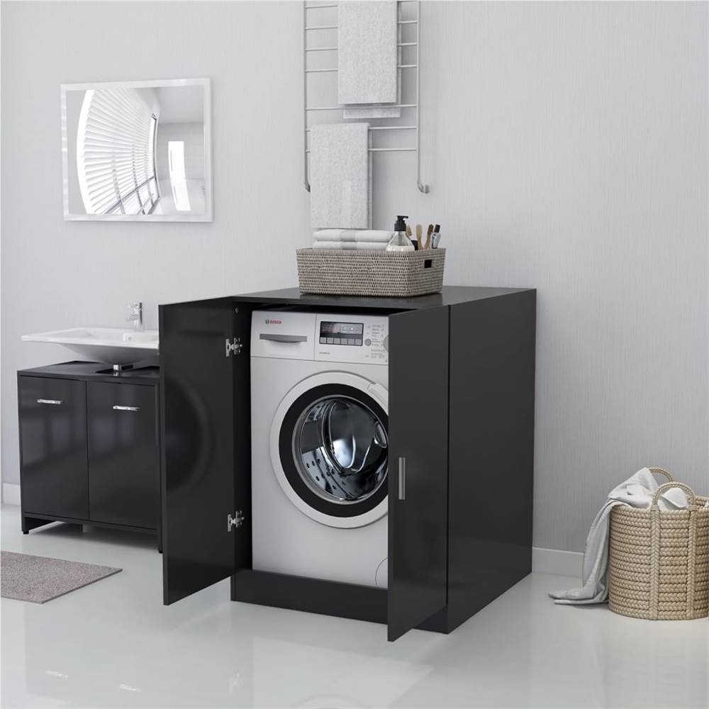 Promo 🧨 Washing Machine Cabinet Grey 71x71.5x91.5 cm ❤️ 17 Washing Machine Cabinet Grey 71x71.5x91.5 cm