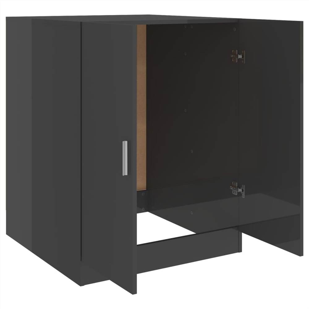 Flash Sale 🎉 Washing Machine Cabinet High Gloss Grey 71x71.5x91.5 cm 😉 20 Washing Machine Cabinet High Gloss Grey 71x71.5x91.5 cm