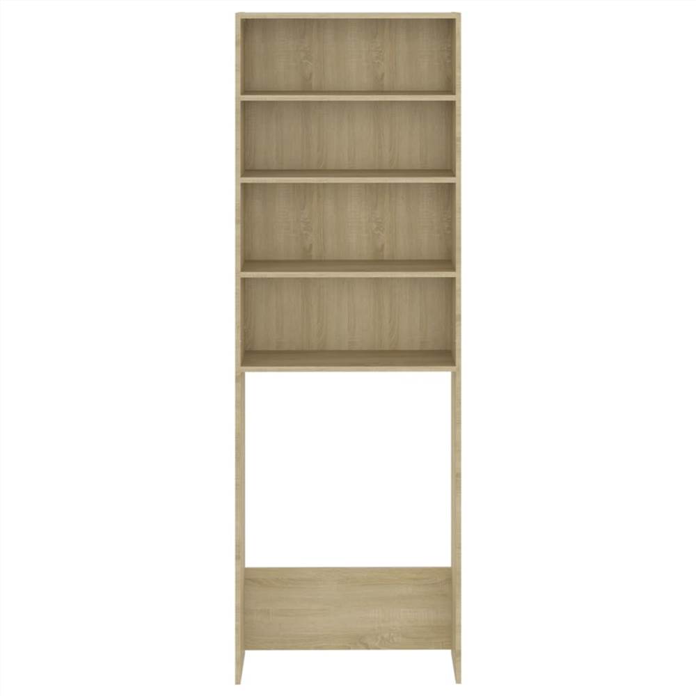 Buy 🎉 Washing Machine Cabinet Sonoma Oak 64x24x190 cm 👏 19 Washing Machine Cabinet Sonoma Oak 64x24x190 cm